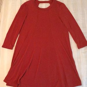BCBGerneration open back 3/4 sleeve dress